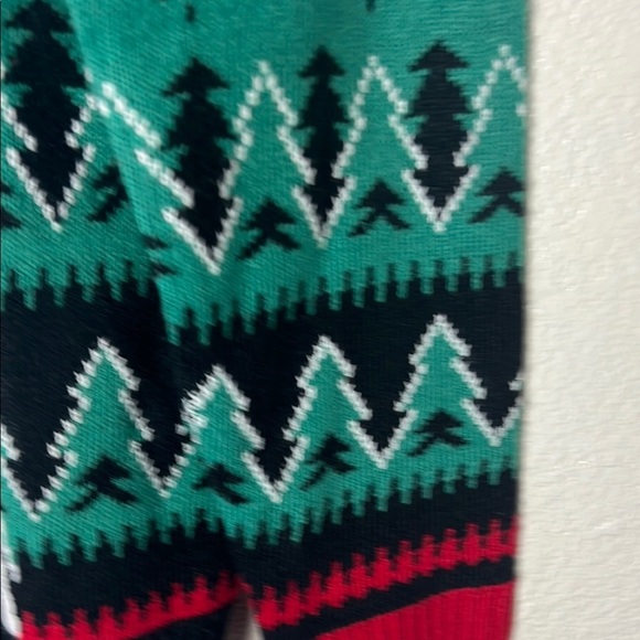 Festive Llama Christmas Sweater - Green - Picture 7 of 13